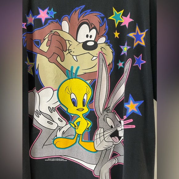 Vintage Looney Tunes Tshirt 1994 Taz Tweety Bird Bugs Bunny SEE DESCRIPTION - Picture 5 of 7